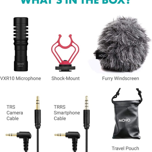 Movo VXR10 Universal Shotgun Mic for Camera iPhone - Picture 3 of 6
